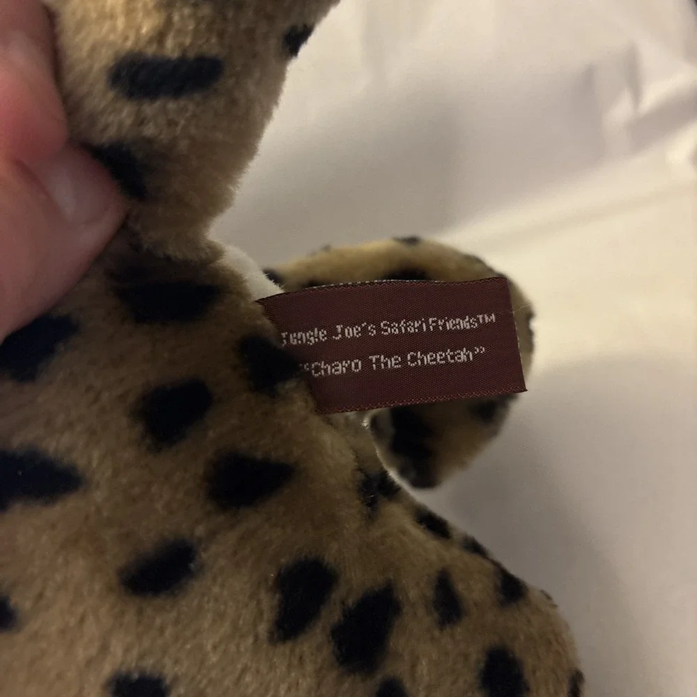 Jungle Joe's Safari Friends Charo Cheetah Plush Stuffed Animal Sounds Talks